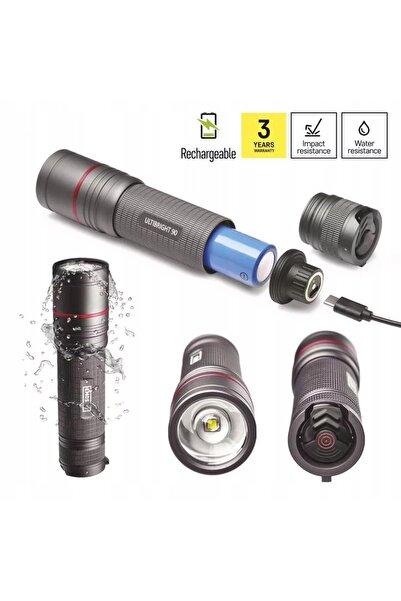 Emoshayoga Lanternă reîncărcabilă CREE LED Ultibright 1200lm IP65