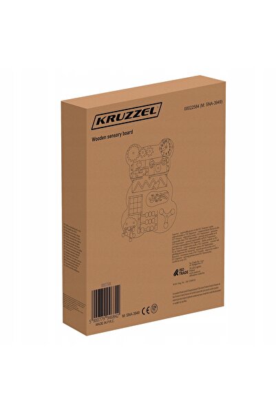 KRUZZEL Tablă de manipulare - ursuleț 22584