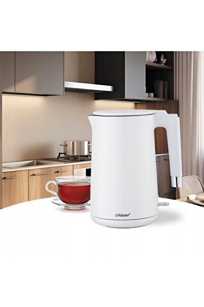 Maestro Fierbător electric MR-026-WHITE 1800 W 1,7l alb