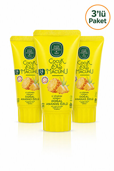 Eyüp Sabri Tuncer Natural Pineapple Extract Children's Toothpaste for 2-6 Yea...