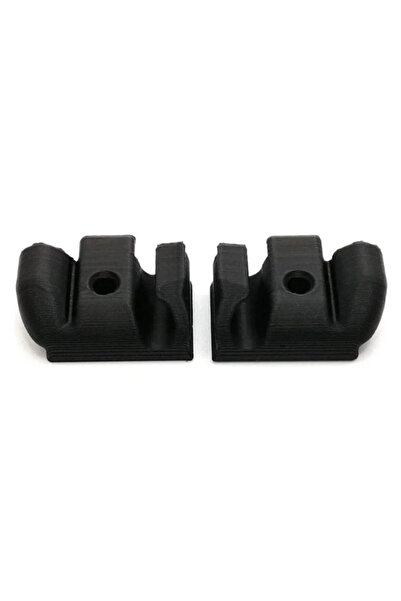 OEM Set 2 capete pentru sina rulota, Oem, Premium Caravan, 3.4 cm, Negru