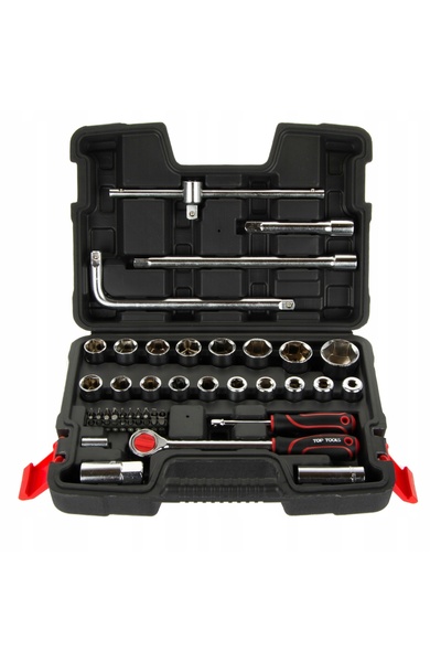 TOP TOOLS Set de chei tubulare 1/4 ", 1/2 ", 47 de piese