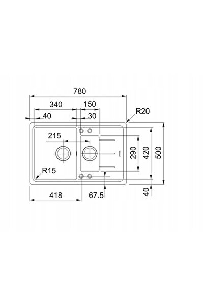 Franke Chiuvetă de bucătărie din granit Basis BFG 651-78 114.0676.283 Alb polar