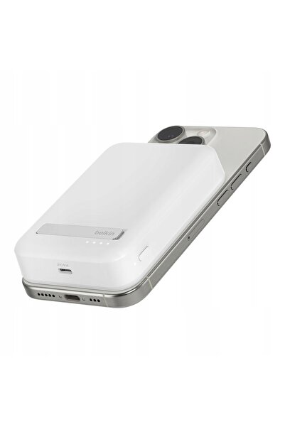 Belkin Powerbank BoostCharge Pro 15W 10000mAh MagSafe 2xUSB-C Qi2 Alb