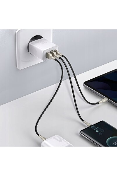 Baseus Încărcător de rețea compact 30W USB QC3.0 și USB-C PD 3.0