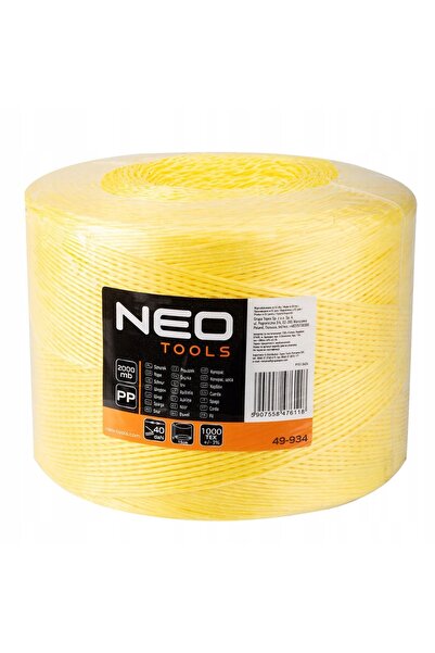 NEO Tools Snur din polipropilenă 2000 m