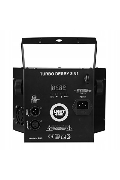 LIGHT4ME EFFECT LED TURBO DERBY 3IN1 efect luminos multifuncțional RGBW-UV + ...