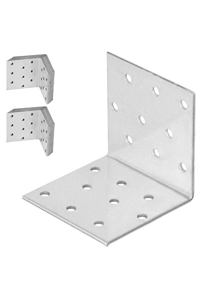 KOTARBAU Colțar de dulgherie, Conector de construcții, Oțel, Galvanizat, 60x6...