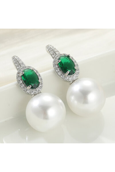 Choice WHITE A498 Luxury Temperament Imitation Pearl Pendant Earrings Women's...