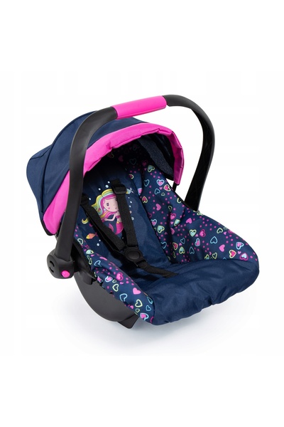 Bayer Design Scaun auto de lux cu parasolar pentru păpuși de 46 cm - călători...