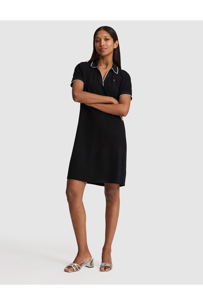 Pierre Cardin Siyah Regular Fit Örme Elbise 50324589-VR046