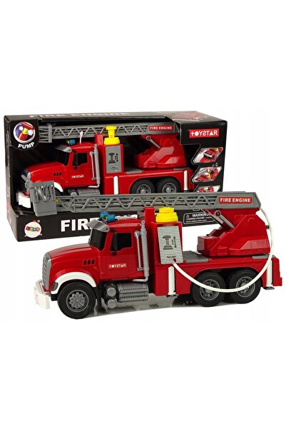 LeanToys Mașină Camion Pompieri Apă Roșie