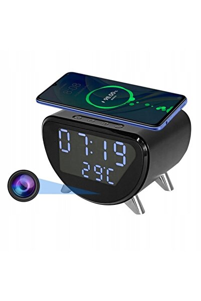 OnShoping Ceas cu cameră spion ascunsă, încărcător magnetic, FHD, 32GB, Wi-Fi