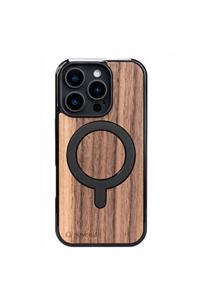 BewooDesign Husă din lemn Bewood pentru iPhone 16 Pro, model Nucă Americană, ...