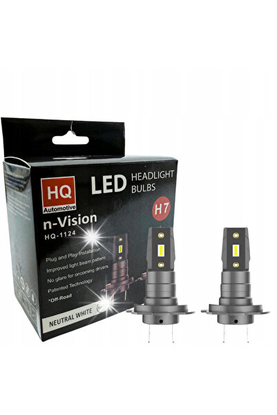 HQ Automotive Becuri H7 RETRO HQ E-VISION 12V 4000K LED Alb Neutru Potrivire 1:1