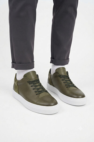 Zerenyus Zrc004 High Quality Lace-Up Men's Sports Shoes Khaki
