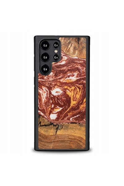 BewooDesign Husă Bewood Unique pentru Samsung Galaxy S22 Ultra - Planete - Marte
