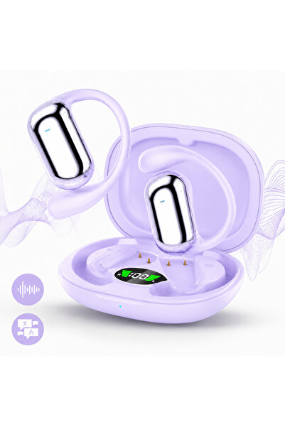 A ATAB Căști wireless open-ear cu traducere AI în 144 de limbi, Bluetooth 5.3...