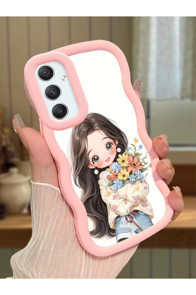 Hontinga Samsung Galaxy A34 5g Compatible Case Camera Protector Pink Silicone...