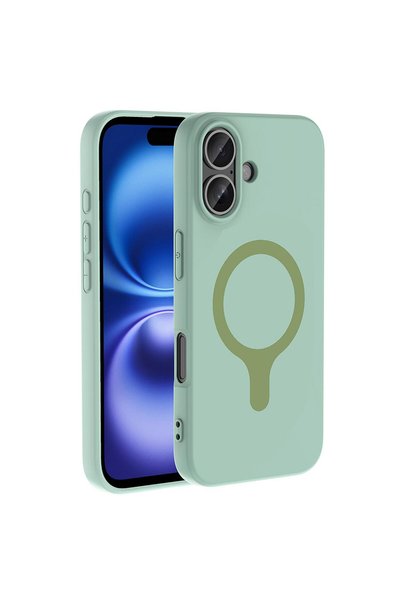 Microsonic Apple iPhone 17 Compatible Case Pastello Magsafe Turquoise