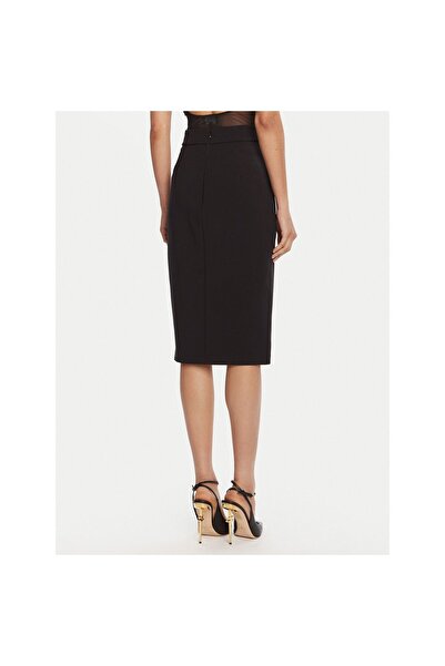 Elisabetta Franchi Fustă creion de damă GO13456E2 Negru