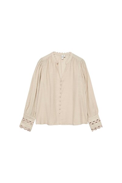 Vero Moda Cămașă de damă 10338396 Bej