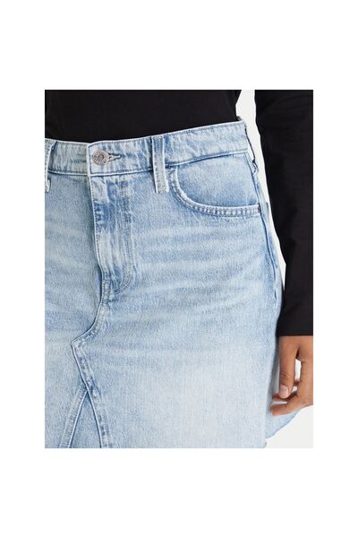 Guess Fustă de blugi pentru femei W6RD1HD6833 Albastru