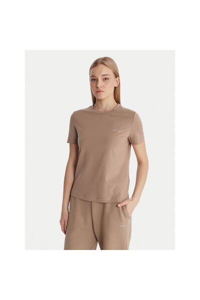 Guess Γυναικείο T-shirt V6RI07J1314 Μπεζ