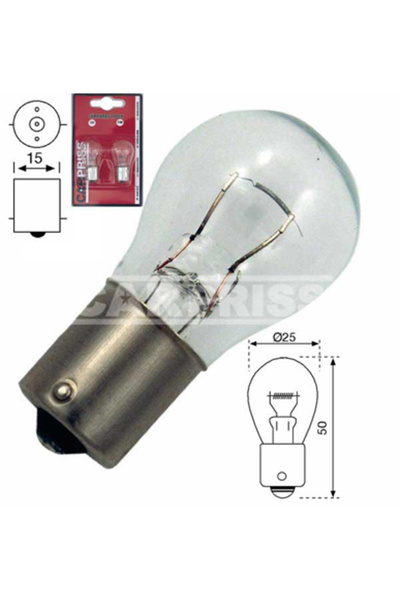CARPRISS Bec P21W 12V 21W BA15s Set 2 buc