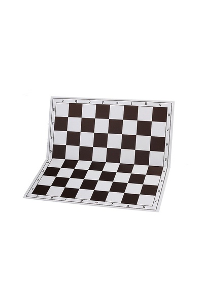 Sunrise Chess & Games Πλαστική σκακιέρα, αναδιπλούμενη, μαύρο/λευκό