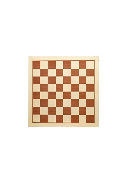 Sunrise Chess & Games Chessboard size no. 6 (light, no notation) mahogany/syc...