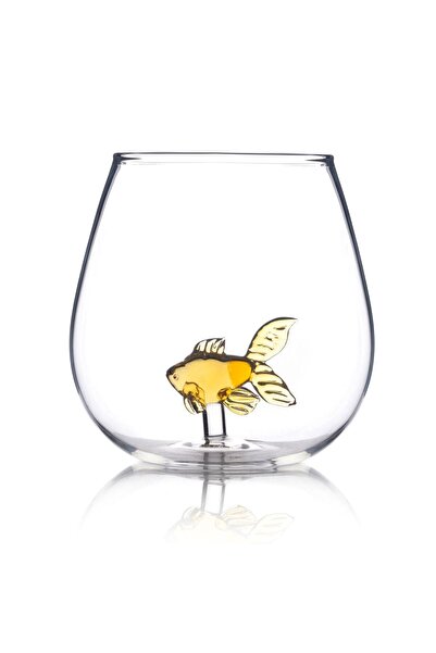 OEM Mikamax Goldfish In a Glass – Ποτήρι με Χρυσόψαρο στο Εσωτερικό του