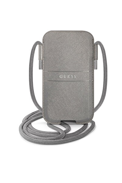 OEM Guess Saffiano Pouch with cord Τσαντάκι κατάλληλο για smartphone Small / ...