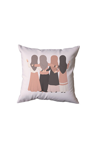 Beramussa Four-Piece Girlfriends Pillow Set, Fun Gift