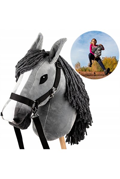 Skippi Cal pe băț Hobby Horse GAD02984 A3 Gri