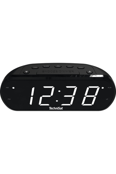 TECHNİSAT Radiobudzik Digiclock 1 FM Negru