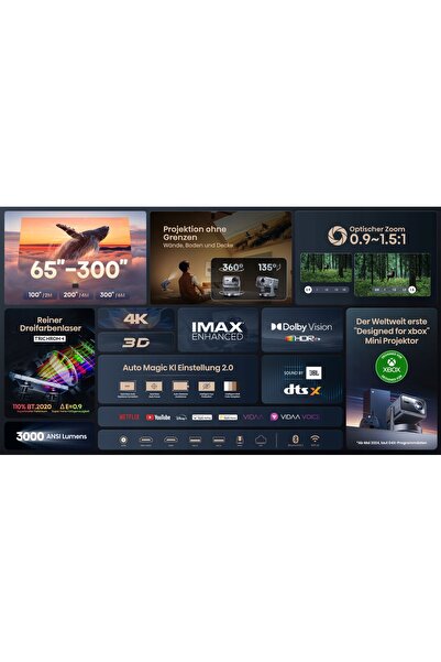 Hisense PROIECTOR C2-ULTRA 4K UHD 3000 LUMENI ZOOM