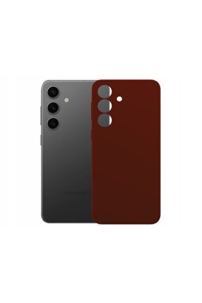 NO BRAND Etui 3MK Silicone Guardx MagCase pentru Samsung Galaxy S24 Roșu închis