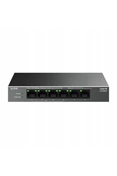 NO BRAND Switch TP-LINK LS106LP Fast Ethernet, 6 porturi, Funcție PoE
