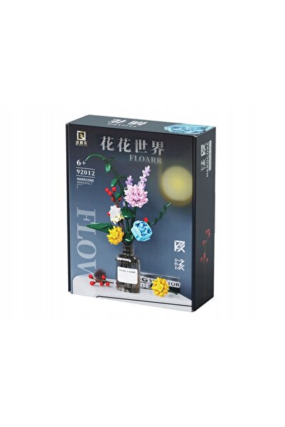 QBI Cărămizi din plastic Buchet în vază neagră 1081263