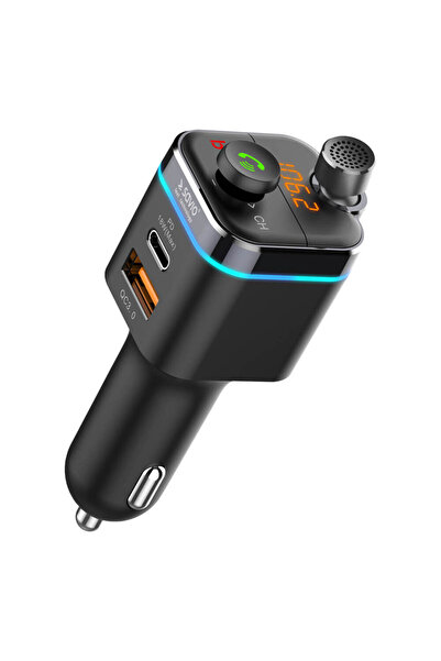 Savio Transmițător FM TR-12 cu Bluetooth și încărcător