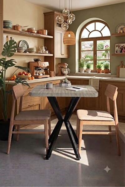 HOLLKA MUTFAK CAFE BALKON BAHÇE RESTORAN YEMEK MASASI 70X70