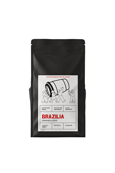 Happy Coffee Cafea boabe de specialitate - Brazilia Caramelo Doce, 1 Kg