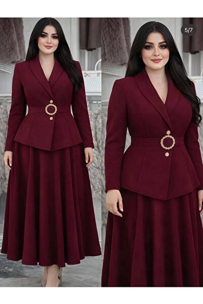 RD MİSSTANBUL COLLECTİON CEKETLİ KEMERLİ TAKIM