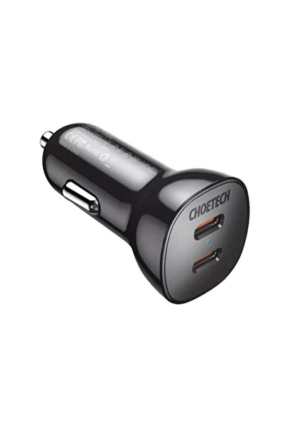 CHOETECH Încărcător auto TC0008 2x USB-C Încărcare rapidă Power Delivery 40W ...