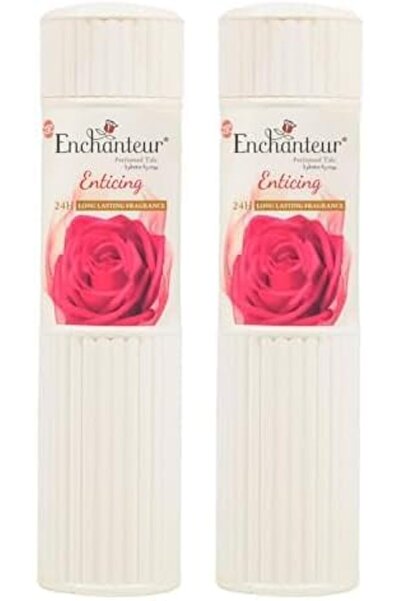 ENCHANTEUR Enticing Talc, Fragrance Powder, 250 g (Pack of 2)