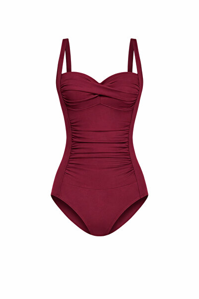 Paragon Stylish and Slimming Swimsuit with Adjustable Straps, Strappy Coverin...