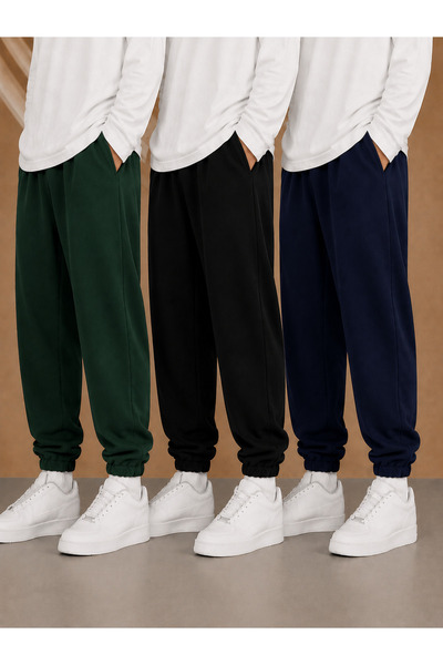 ZİYMO 3-Piece Men's Rubberized Trackpants