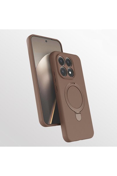 zore Xiaomi 15t Case with 360 Degree Rotating Stand Magsafe Camera Lens Prote...