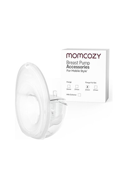 Momcozy Σετ δοχείων συλλογής γάλακτος, συνολικά με φλάντζα 24 χιλιοστών για M6